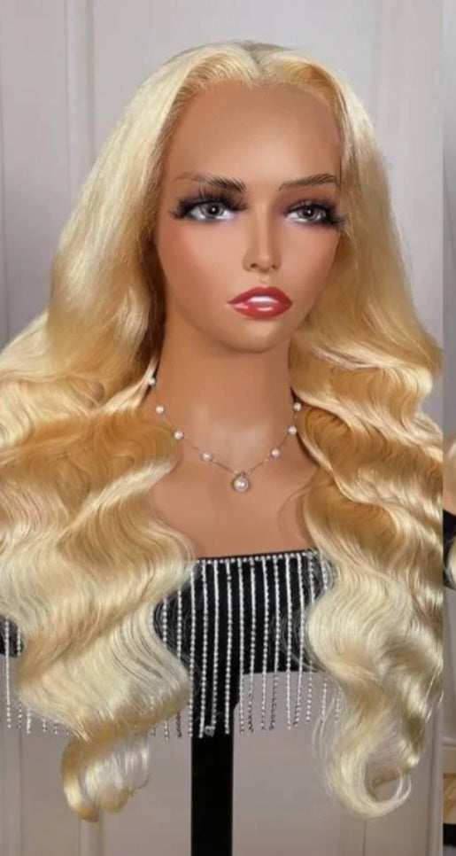 Luxury Half-Lace Frontal Wig 613