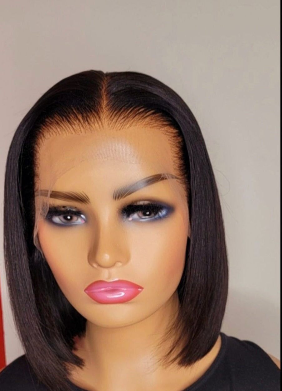 Glueless bob wigs 100% Brazilian Virgin Hair
