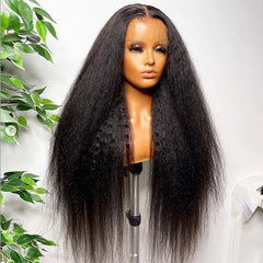 Kinky Straight Frontal Wig