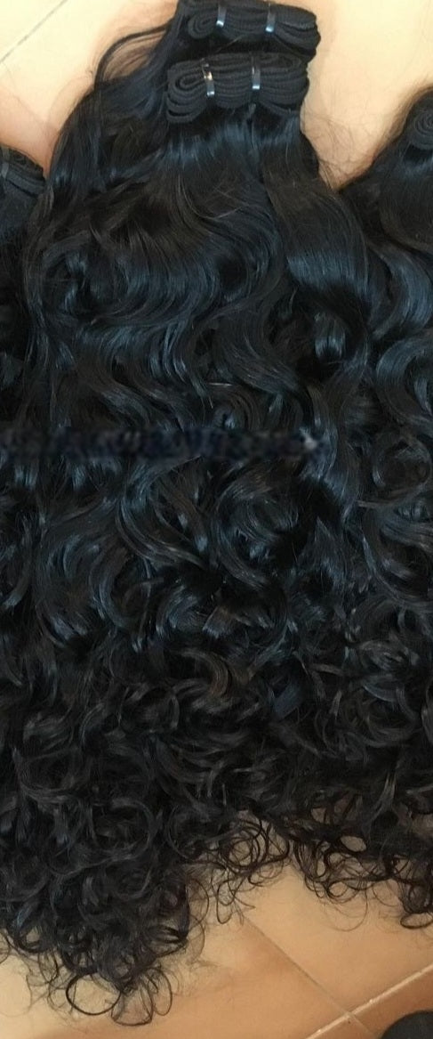 100% Raw Indian curly